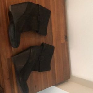 Ash wedge suede boots size 37